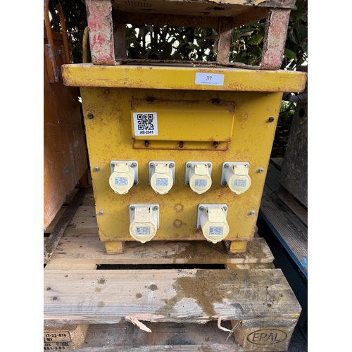 37 - A 110 volt site transformer