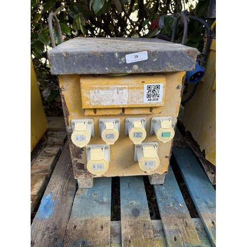 38 - A 110 volt site transformer