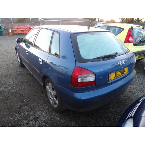 13 - A 2002 Audi A3 SE 1.9 TDi five door hatchback J67814 (diesel/manual), odometer reading 93,529 miles ... 