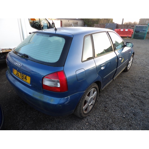 13 - A 2002 Audi A3 SE 1.9 TDi five door hatchback J67814 (diesel/manual), odometer reading 93,529 miles ... 