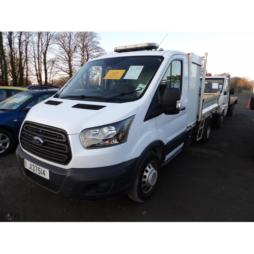 16 - A 2017 Ford Transit 350 2.0 TDCi tipper J13714 (diesel/manual), odometer reading 24,075 miles only -... 