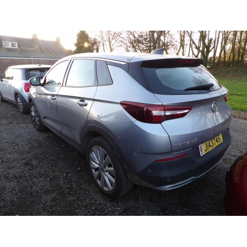 2 - A 2021 Vauxhall Grandland X 1.2 Turbo Elite SUV J143745 (petrol/manual), odometer reading 31,998 mil... 