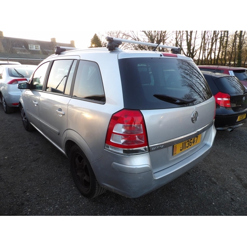 9 - A 2008 Vauxhall Zafira Breeze 1.6 MPV J113647 (petrol/manual), odometer reading 101,969 miles