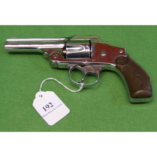 192 - A Smith & Wesson M1892 hammerless .38 calibre revolver