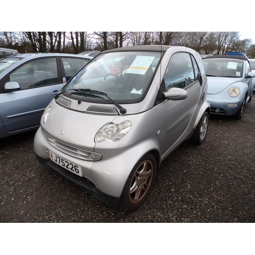 15 - A 2003 Smart Passion 0.7 coupe J75226 (petrol/automatic), odometer reading 58,791 miles