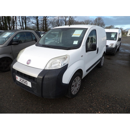 22 - A 2011 Fiat Fiorino 16V 1.2 Multijet small goods van J12510 (diesel/manual), odometer reading 123,84... 