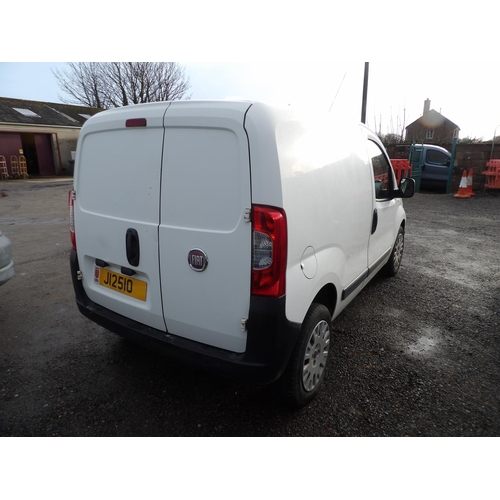 22 - A 2011 Fiat Fiorino 16V 1.2 Multijet small goods van J12510 (diesel/manual), odometer reading 123,84... 