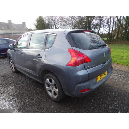 3 - A 2011 Peugeot 3008 Sport 1.6 HDi five door hatchback J113743 (diesel/manual), odometer reading 95,3... 