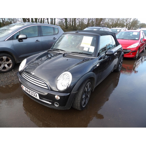 7 - A 2008 Mini Cooper Sidewalk 1.6 convertible J144332 (petrol/manual), odometer reading 86,630 miles