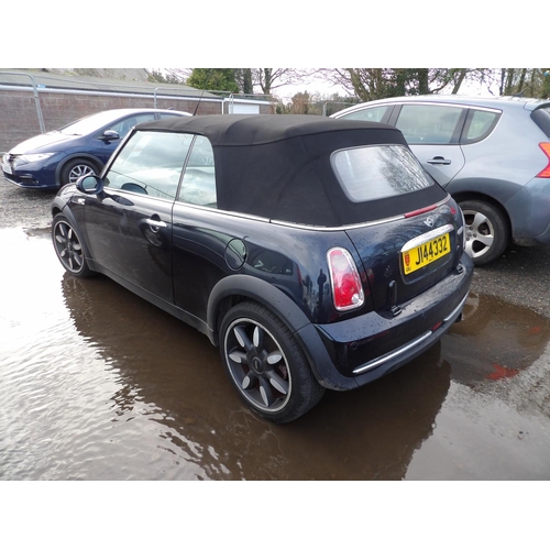 7 - A 2008 Mini Cooper Sidewalk 1.6 convertible J144332 (petrol/manual), odometer reading 86,630 miles