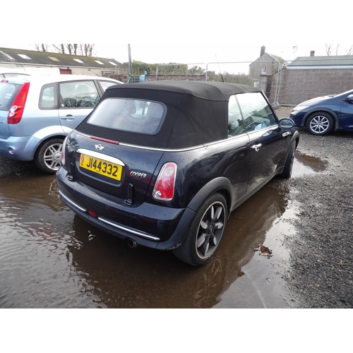 7 - A 2008 Mini Cooper Sidewalk 1.6 convertible J144332 (petrol/manual), odometer reading 86,630 miles