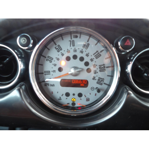 7 - A 2008 Mini Cooper Sidewalk 1.6 convertible J144332 (petrol/manual), odometer reading 86,630 miles