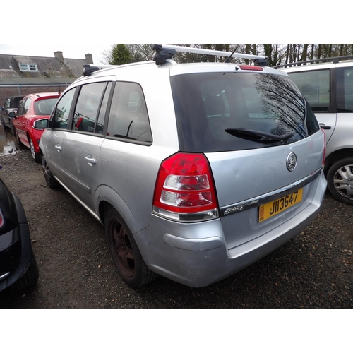 9 - A 2008 Vauxhall Zafira Breeze 1.6 MPV J113647 (petrol/manual), odometer reading 101,970 miles