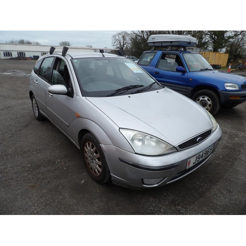 10 - A 2002 Ford Focus Ghia 1.6 five door hatchback J94965 (petrol/manual), odometer reading 145,165 mile... 