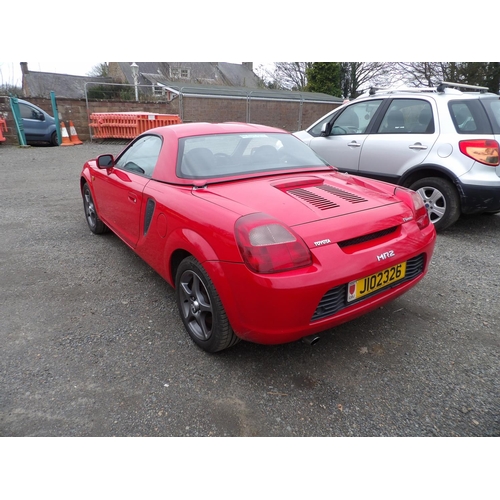 11 - A 2001 Toyota MR2 1.8 convertible roadster J102326 (petrol/automatic), odometer reading  36,307 mile... 