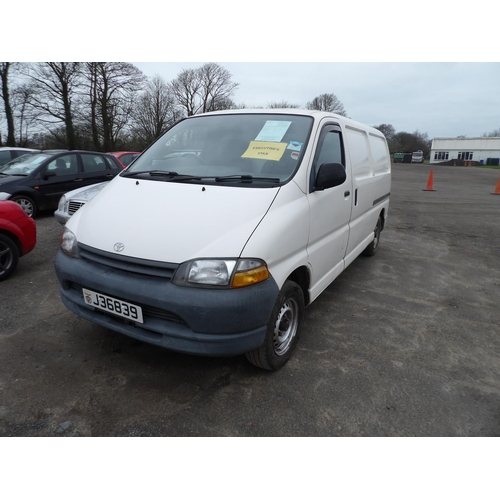 14 - A 1999 Toyota Hiace 2.5 TDi panel van J36839 (diesel/manual), odometer reading 146,923 miles - Execu... 