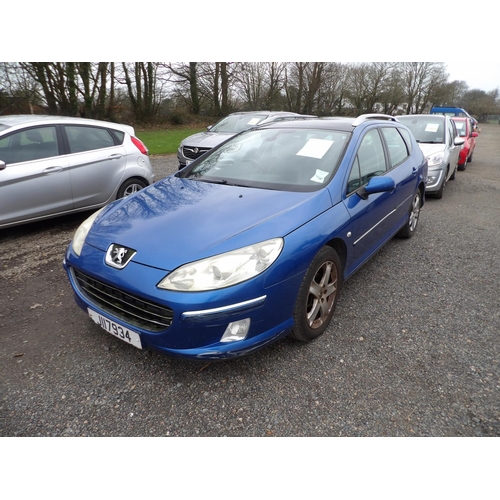 4 - A 2007 Peugeot 407 SW Sport 2.0 HDi estate J117934 (diesel/automatic), odometer reading  76,031 mile... 