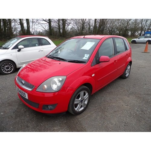 6 - A 2008 Ford Fiesta Style Climate 1.4 five door hatchback J104609 (petrol/manual), odometer reading 5... 