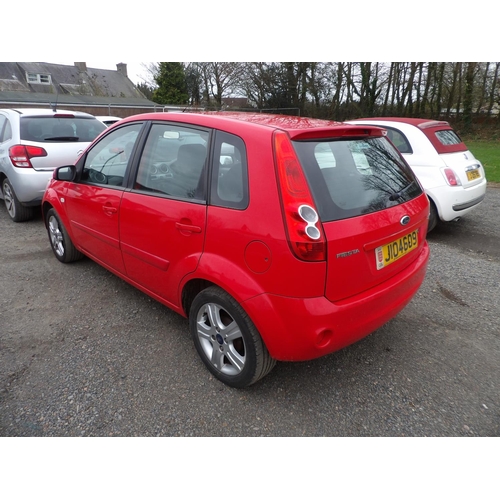 6 - A 2008 Ford Fiesta Style Climate 1.4 five door hatchback J104609 (petrol/manual), odometer reading 5... 