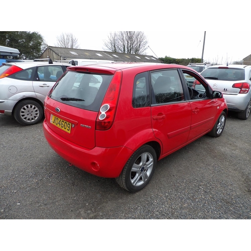 6 - A 2008 Ford Fiesta Style Climate 1.4 five door hatchback J104609 (petrol/manual), odometer reading 5... 