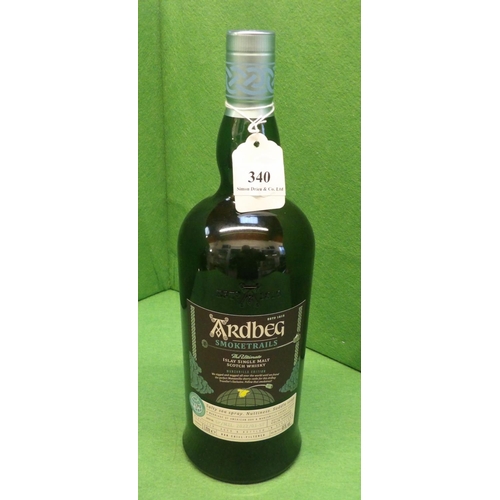 340 - A 1L bottle of Ardbeg Smoke Trails the Ultimate Islay Single Malt Scotch Whisky