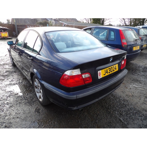 18 - A 2000 BMW 318i SE 1.9 four door saloon J43024 (petrol/automatic), odometer reading 83,253 miles