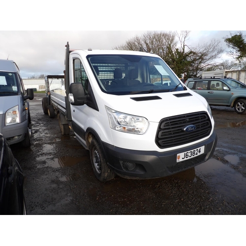 20 - A 2016 Ford Transit T310 2.2 TDCi dropside pick-up J63844 (diesel/manual), odometer reading 80,240 m... 