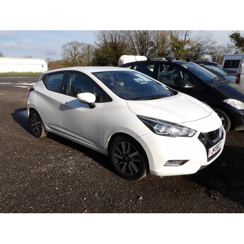 3 - A 2019 Nissan Micra  0.9 IG-T Acenta five door hatchback J49927 (petrol/manual), odometer reading 19... 