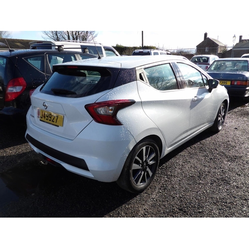 3 - A 2019 Nissan Micra  0.9 IG-T Acenta five door hatchback J49927 (petrol/manual), odometer reading 19... 