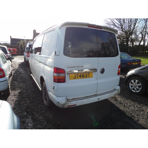 8 - A 2009 Volkswagen Transporter T28 1.9 TDi six seat window van J74837 (diesel/manual), odometer readi... 