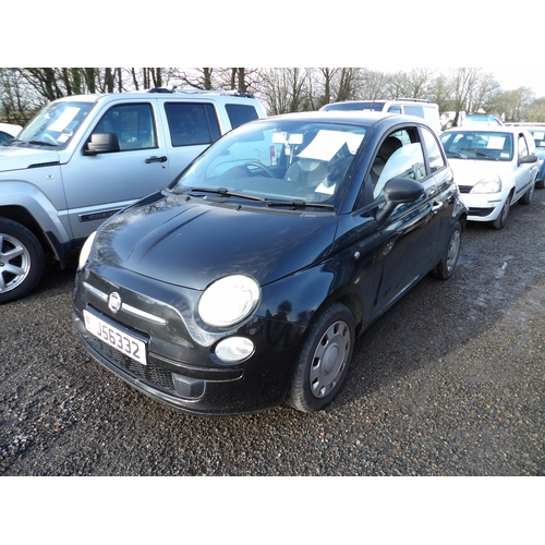 9 - A 2008 Fiat 500 Pop 1.2 three door hatchback J56332 (petrol/manual), odometer reading 88,726 miles