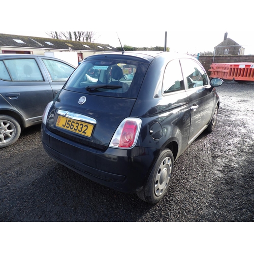 9 - A 2008 Fiat 500 Pop 1.2 three door hatchback J56332 (petrol/manual), odometer reading 88,726 miles