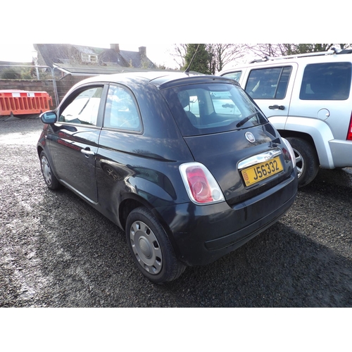 9 - A 2008 Fiat 500 Pop 1.2 three door hatchback J56332 (petrol/manual), odometer reading 88,726 miles