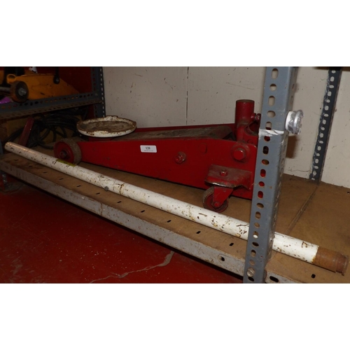 120 - A Yankee 2 ton plus hydraulic trolley jack