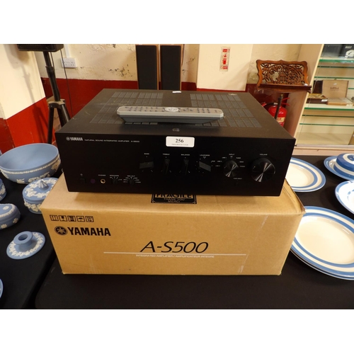 256 - A Yamaha Natural Sound integrated amplifier model A-S 500