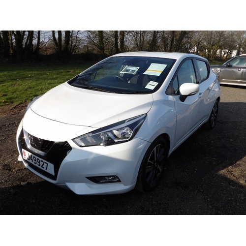 5 - A 2019 Nissan Micra  0.9 IG-T Acenta five door hatchback J49927 (petrol/manual), odometer reading 19... 