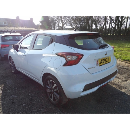 5 - A 2019 Nissan Micra  0.9 IG-T Acenta five door hatchback J49927 (petrol/manual), odometer reading 19... 