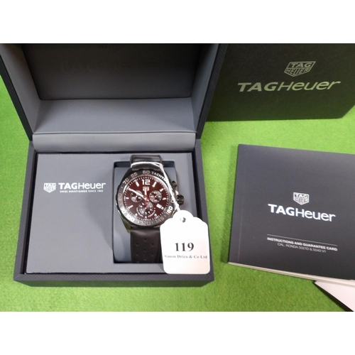 119 - A TAG Heuer Formula One wristwatch complete with original box and documentation