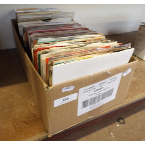 356 - A large assortment of single records