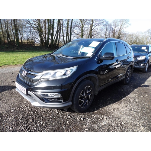 1 - A 2017 Honda CR-V 1.6 i-DTEC 4WD SUV J136099 (diesel/manual), odometer reading 66,486 miles  - one o... 