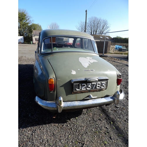 21 - A 1960 Rover 100 P4 2.6 four door saloon J23783 (petrol/manual), odometer reading 8,427 miles, Jerse... 