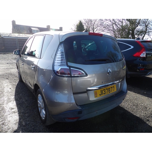 4 - A 2012 Renault Scenic 1.5 dCi MPV J137877 (diesel/automatic), odometer reading 41,042 miles