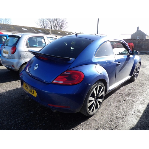 7 - A 2014 Volkswagen Beetle 2.0 TSi Turbo Black three door hatchback J84053 (petrol/automatic), odomete... 