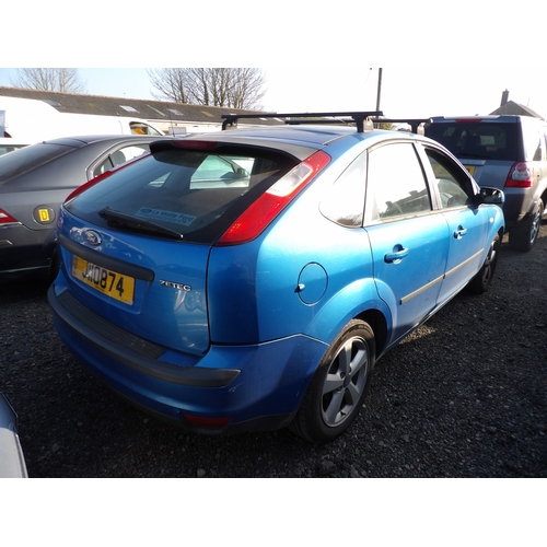 11 - A 2006 Ford Focus Zetec Climate 1.6 five door hatchback J110874 (petrol/manual), odometer reading 34... 