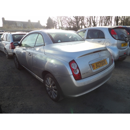 13 - A 2006 Nissan Micra Essenza 1.6 convertible J127008 (petrol/manual), odometer reading 59,762 miles