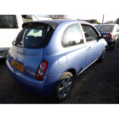 16 - A 2005 Nissan Micra SX 1.2 three door hatchback J34272 (petrol/manual), odometer reading 168,573 mil... 