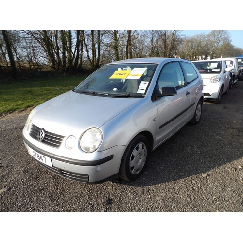 2 - J7847 - A four digit registration mark assigned to a 2003 Volkswagen Polo S 1.2 three door hatchback... 