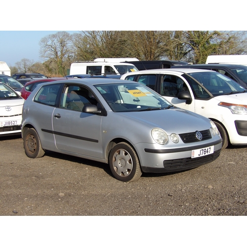 2 - J7847 - A four digit registration mark assigned to a 2003 Volkswagen Polo S 1.2 three door hatchback... 