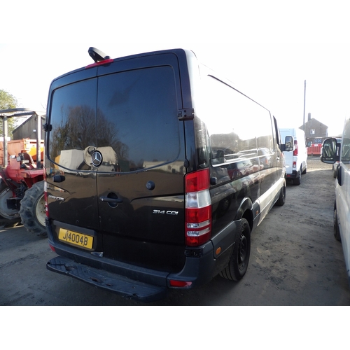 22 - A 2018 Mercedes Sprinter 314 2.1 CDi panel van J140048 (diesel/manual), odometer reading 100,264 mil... 