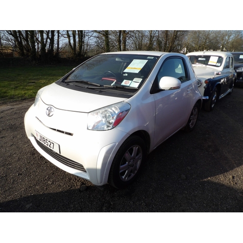 3 - A 2012 Toyota IQ 1.0 three door hatchback J118527 (petrol/manual), odometer reading 68,851 miles  - ... 